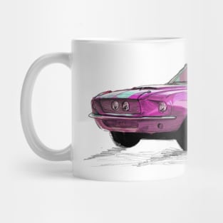 Classic Mustang Pink Mug